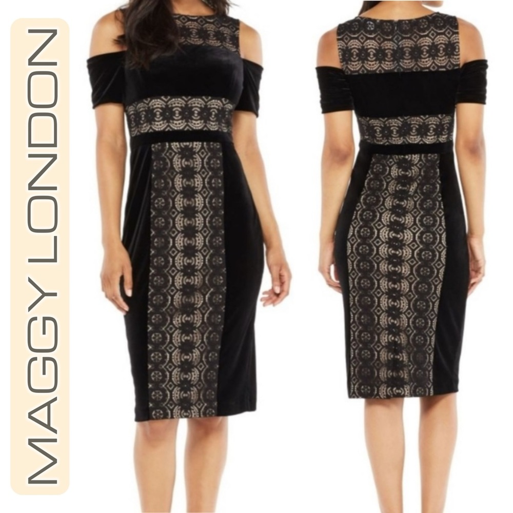 Maggy‎ London•Lace•BodyCon Dress•Sz 2